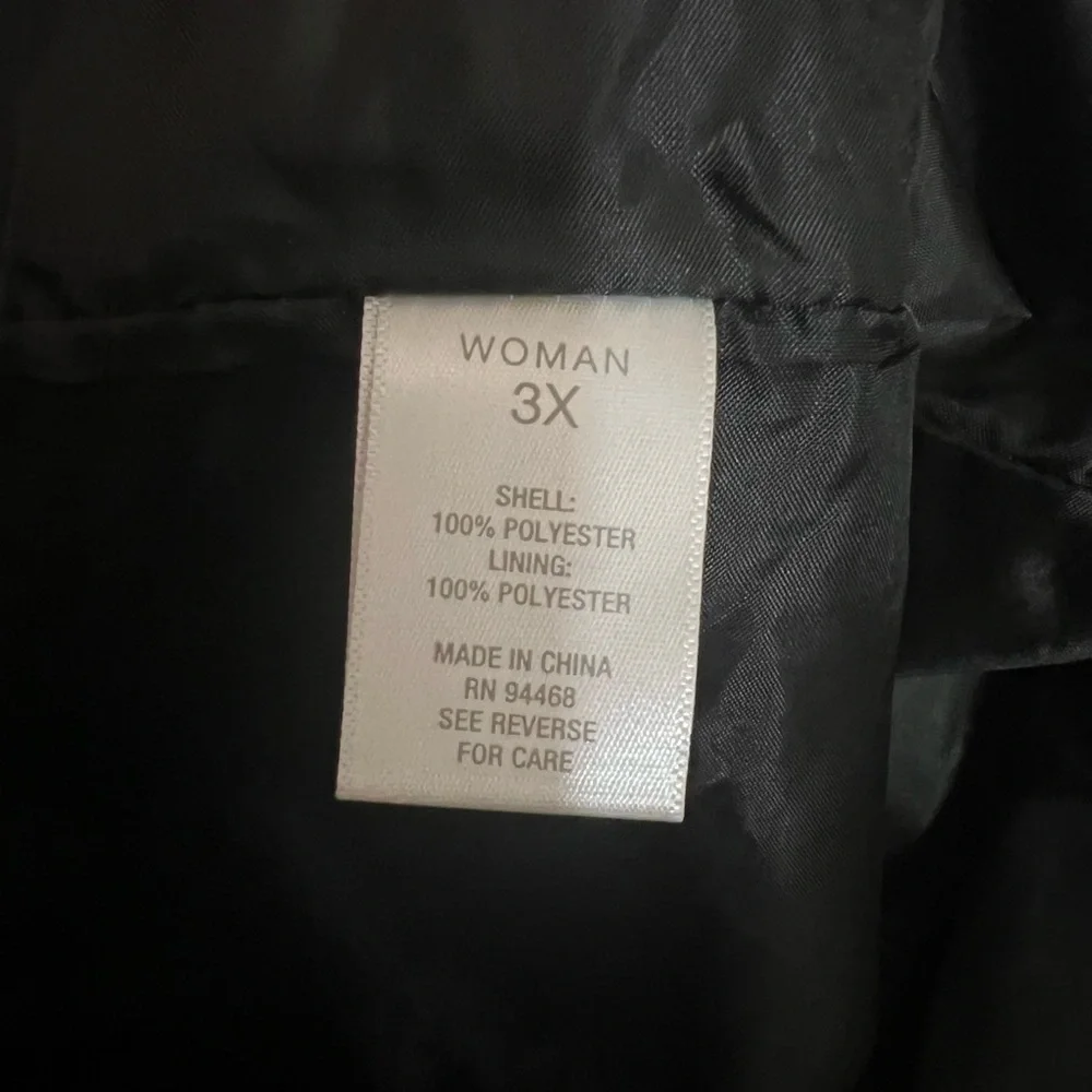 Black Quilted Coat - Picture 4 of 5